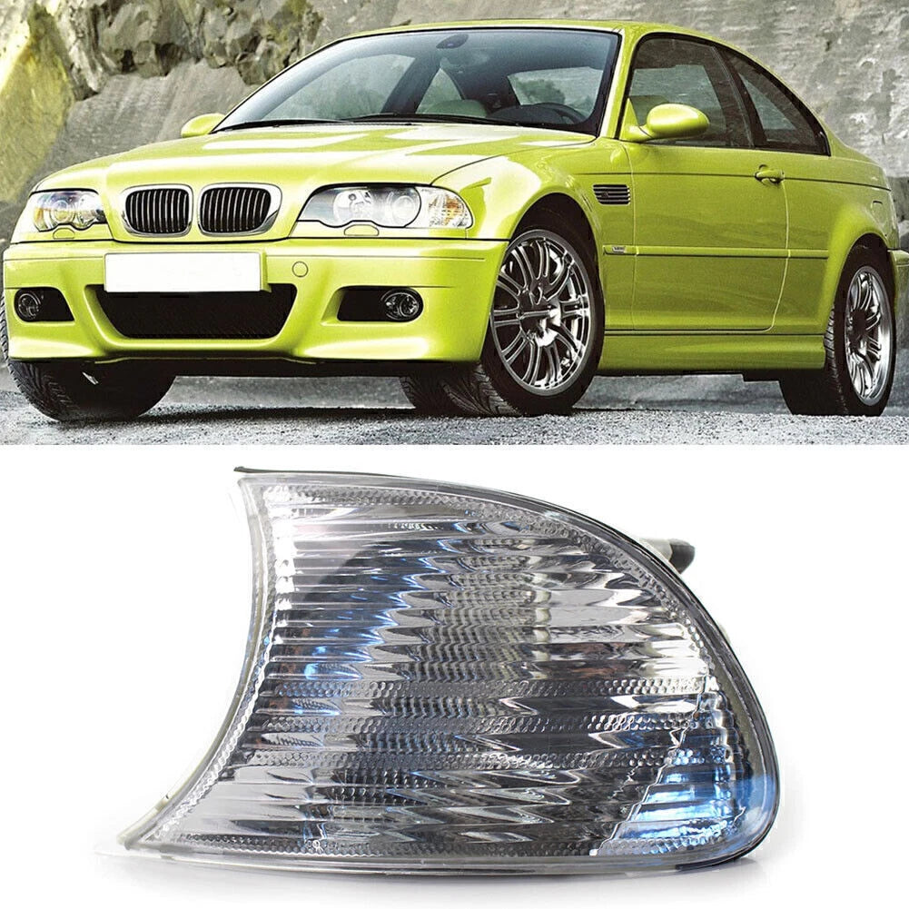Corner Light Clear Lens Left for BMW E46 3-Series 2000–2001