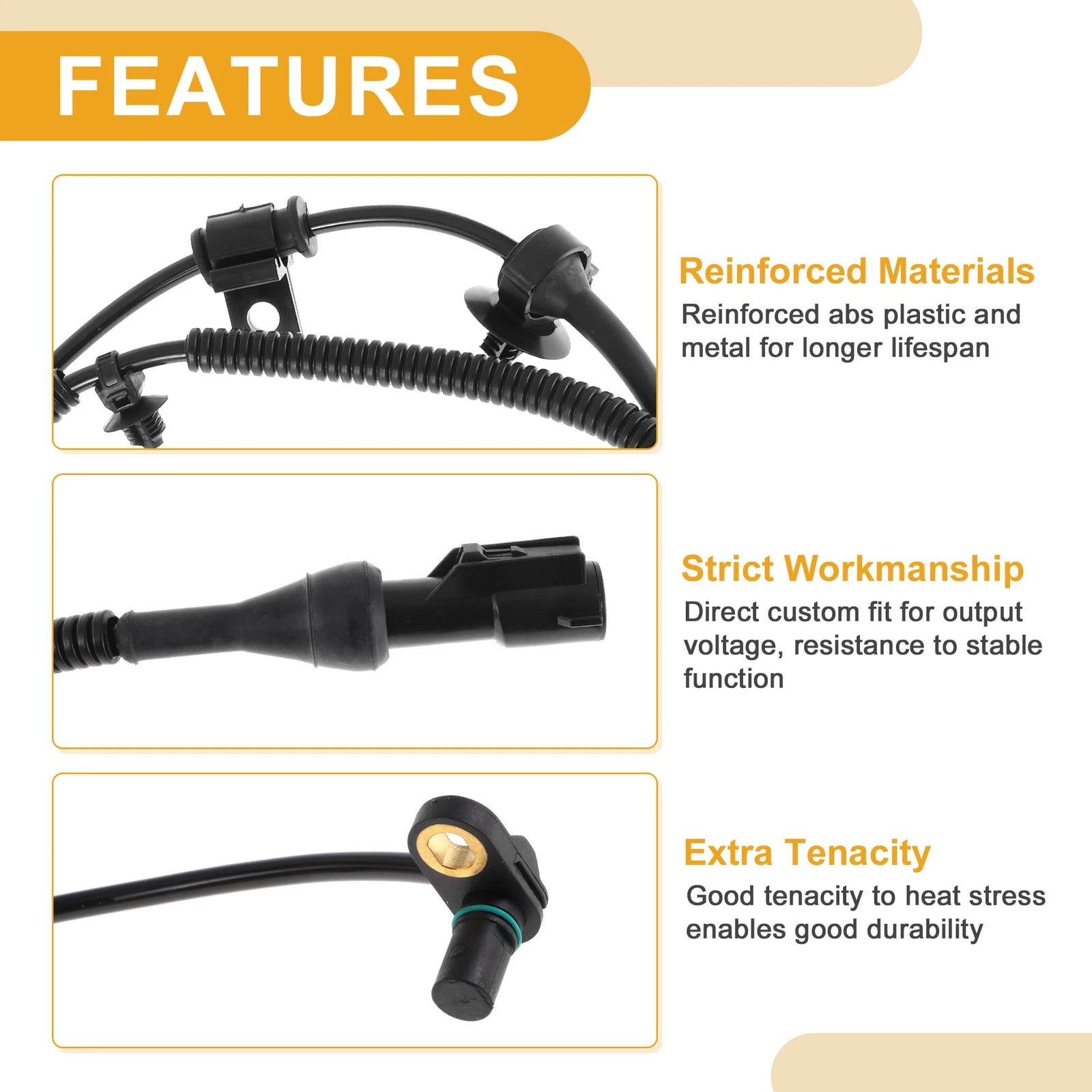 ABS Wheel Speed Sensor No.AL3Z2C204A for Ford F-150 (2004–2020)