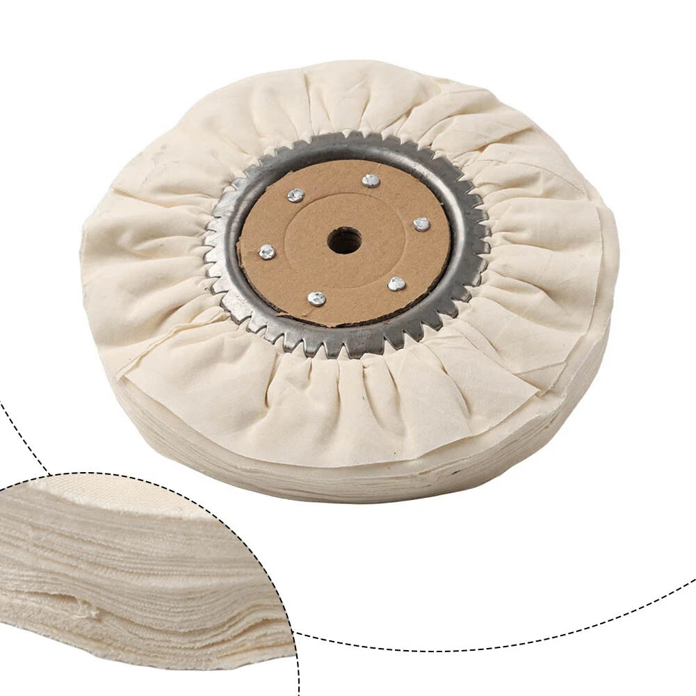 10 Cotton Airway Buffing Wheels for Bench Grinder