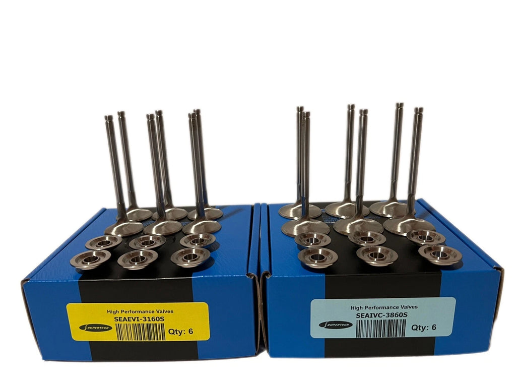 Set of 12 SeaDoo SuperTech Single Groove Valves for SeaDoo Models