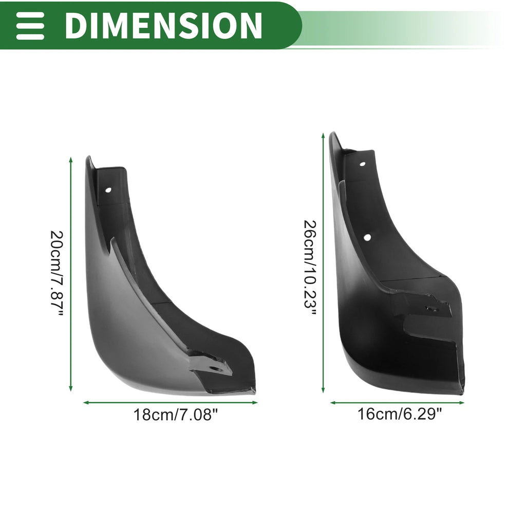 Mud Flaps Splash Guards for Infiniti G Series (2010–2014)