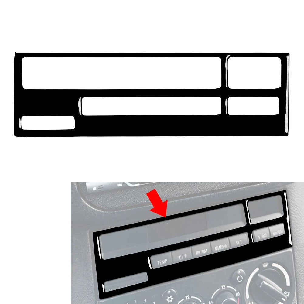 Piano Black CD Button Panel Trim for BMW 3 Series E36 (1994–1996)