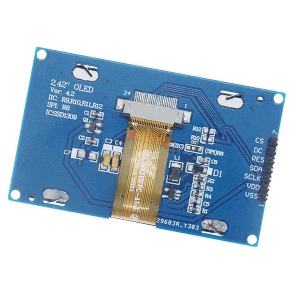 2.42 Inch OLED Panel SSD1309 for SPI and I2C Interfaces
