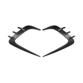 Tape-On Rear Bumper Side Vent Canards Trims for Ford Fiesta (2018)