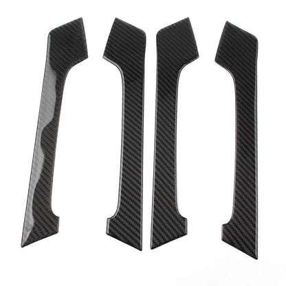 Set of 4 Interior Door Handle Strips for Toyota Land Cruiser Prado (2010–2018)