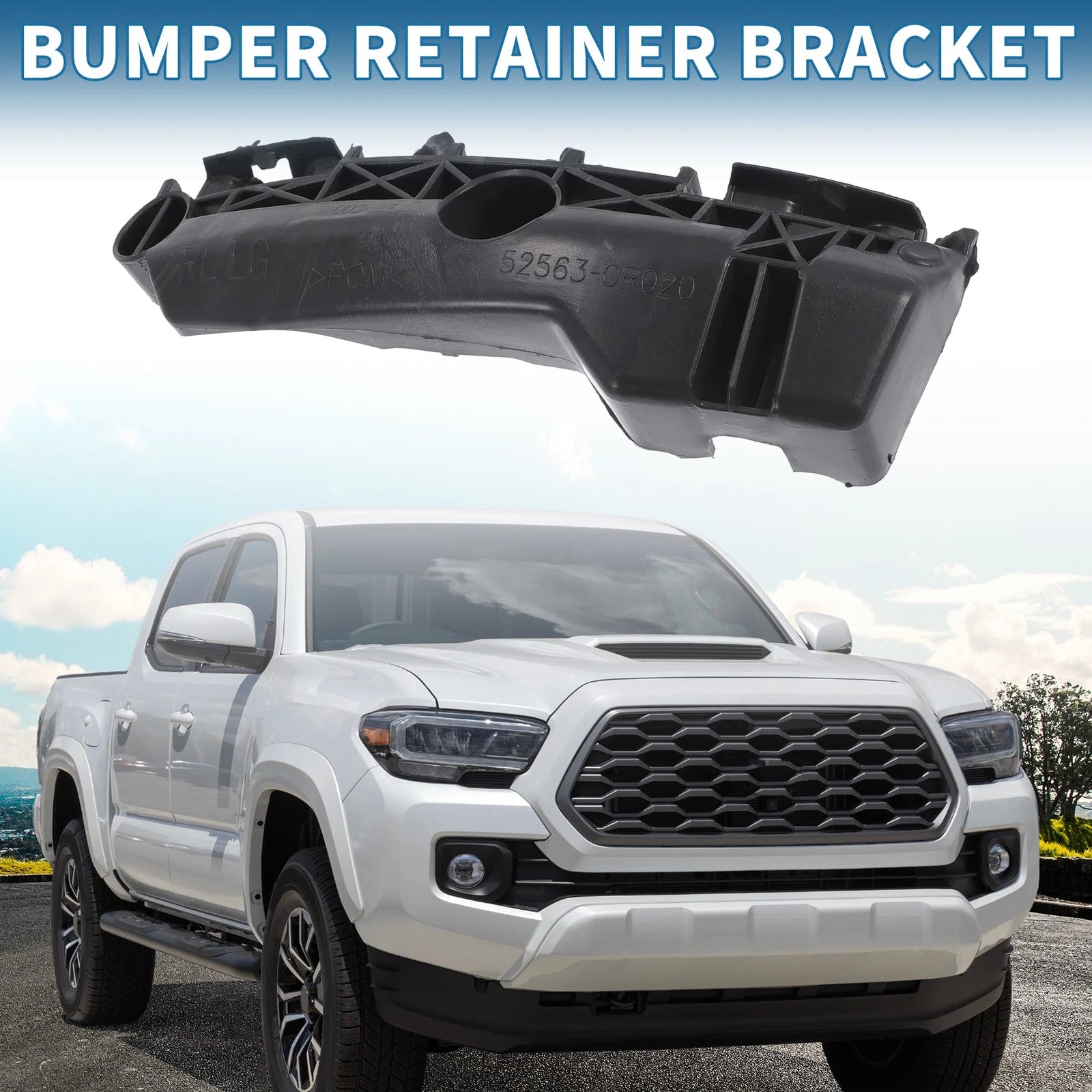 Left Rear Bumper Retainer Bracket Replacement for Toyota RAV4 (2005–2013)