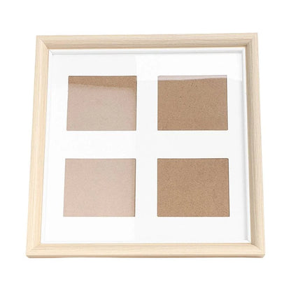 36 Inch Rustic Wooden Collage Picture Frame