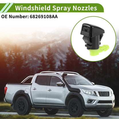 Windshield Washer Nozzle with Hose Connector for Dodge Charger (2011–2023)