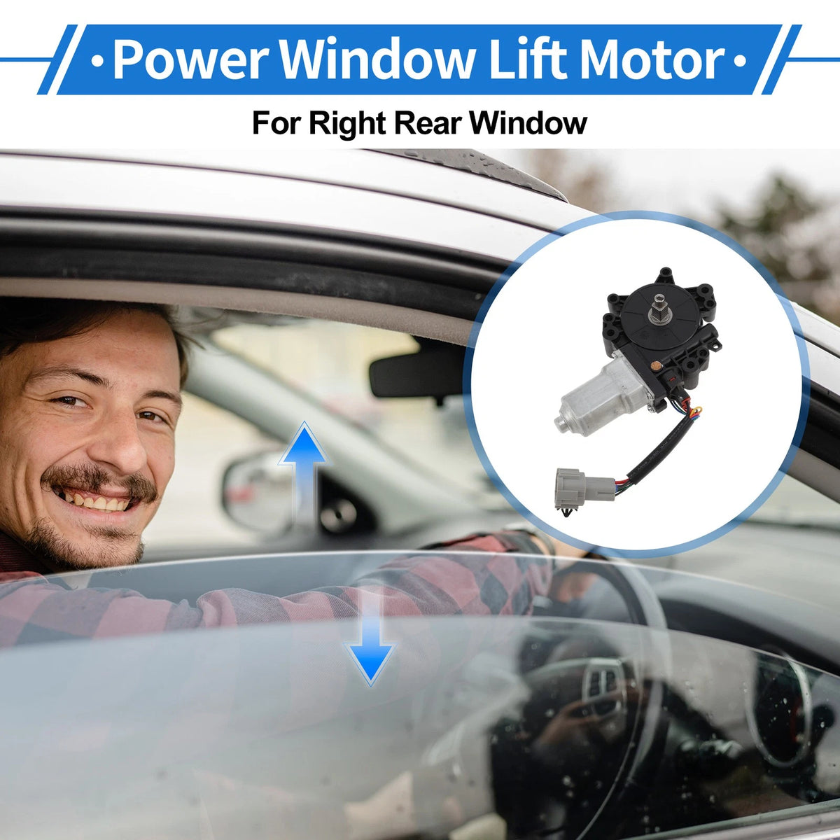 Power Window Regulator Lift Motor for Infiniti QX56 (2004–2011) No.742494