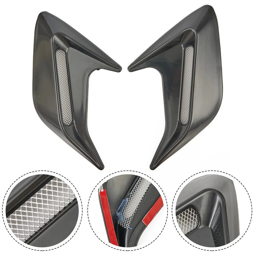 2X Fender Flow Intake Side Stickers for