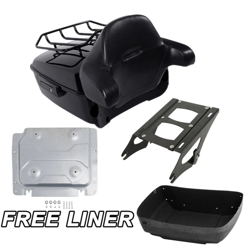 Backrest Base Plate Mount Rack for Harley Touring (2014–2026)
