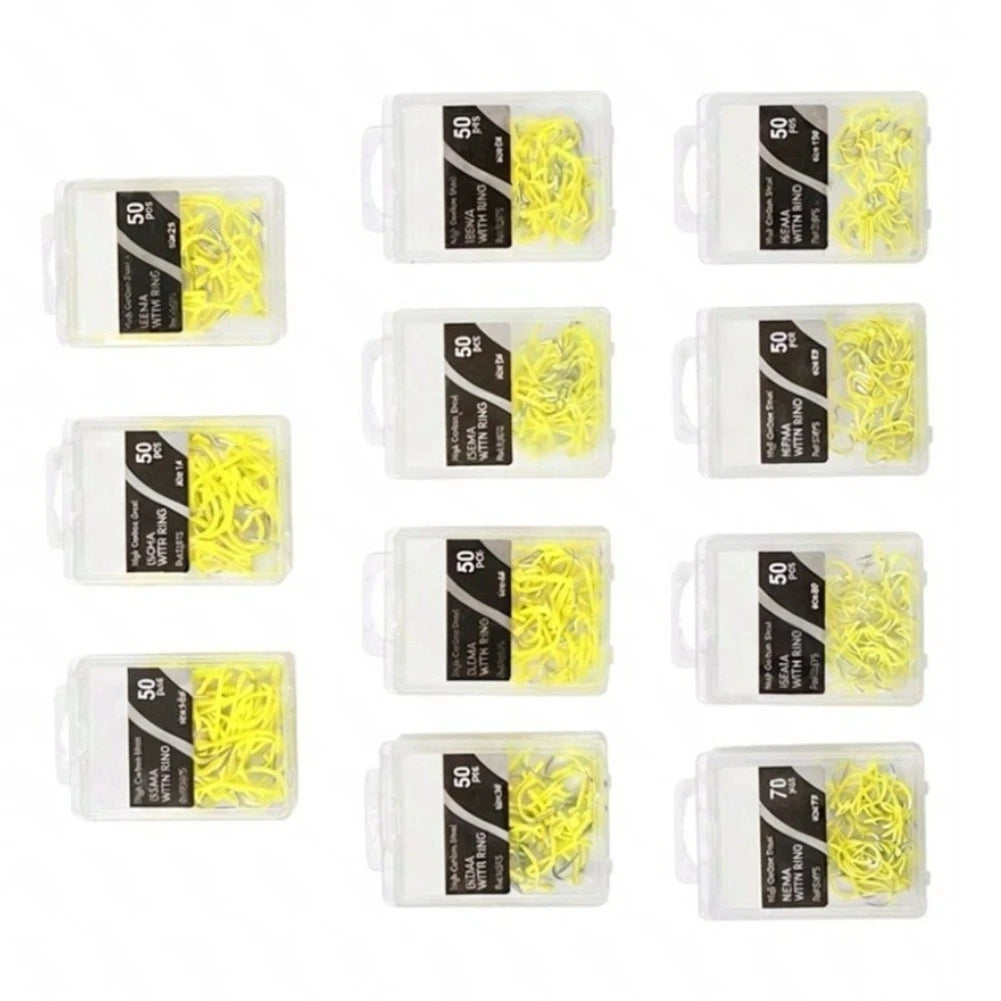 Barbed Fishing Hooks for Harsh Conditions - High Carbon Steel