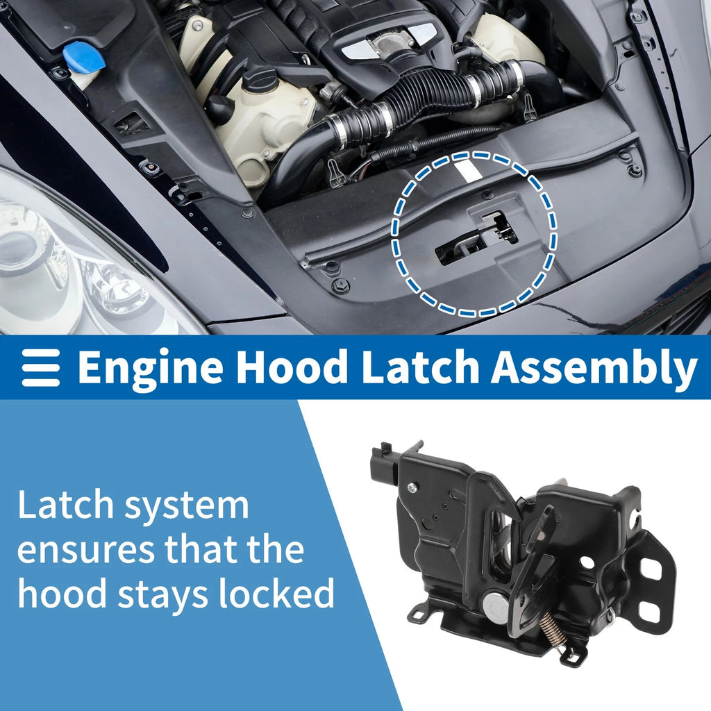 Hood Latch Assembly Replacement for Dodge Ram 1500 (2012–2018)