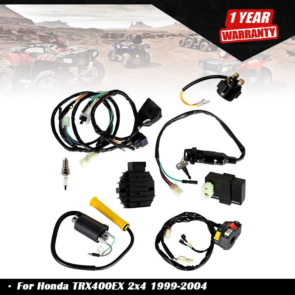 Ignition Coil CDI Switch Wire Harness Assembly for Honda TRX400EX (1999–2004)