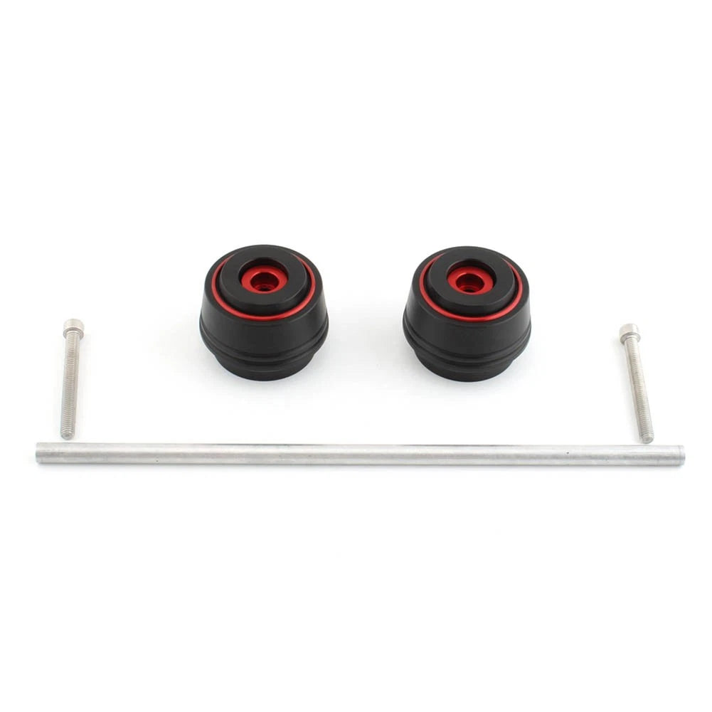 Front Wheel Axle Fork Slider Crash Protector for Zontes Shengshi 368 D E M (2019–2023) Red