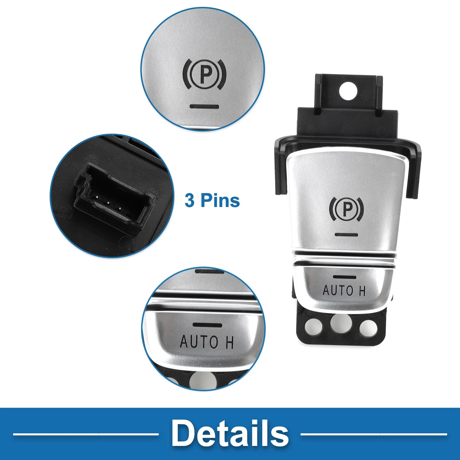 Parking Brake Switch Button Replacement for BMW 740i 2016–2019