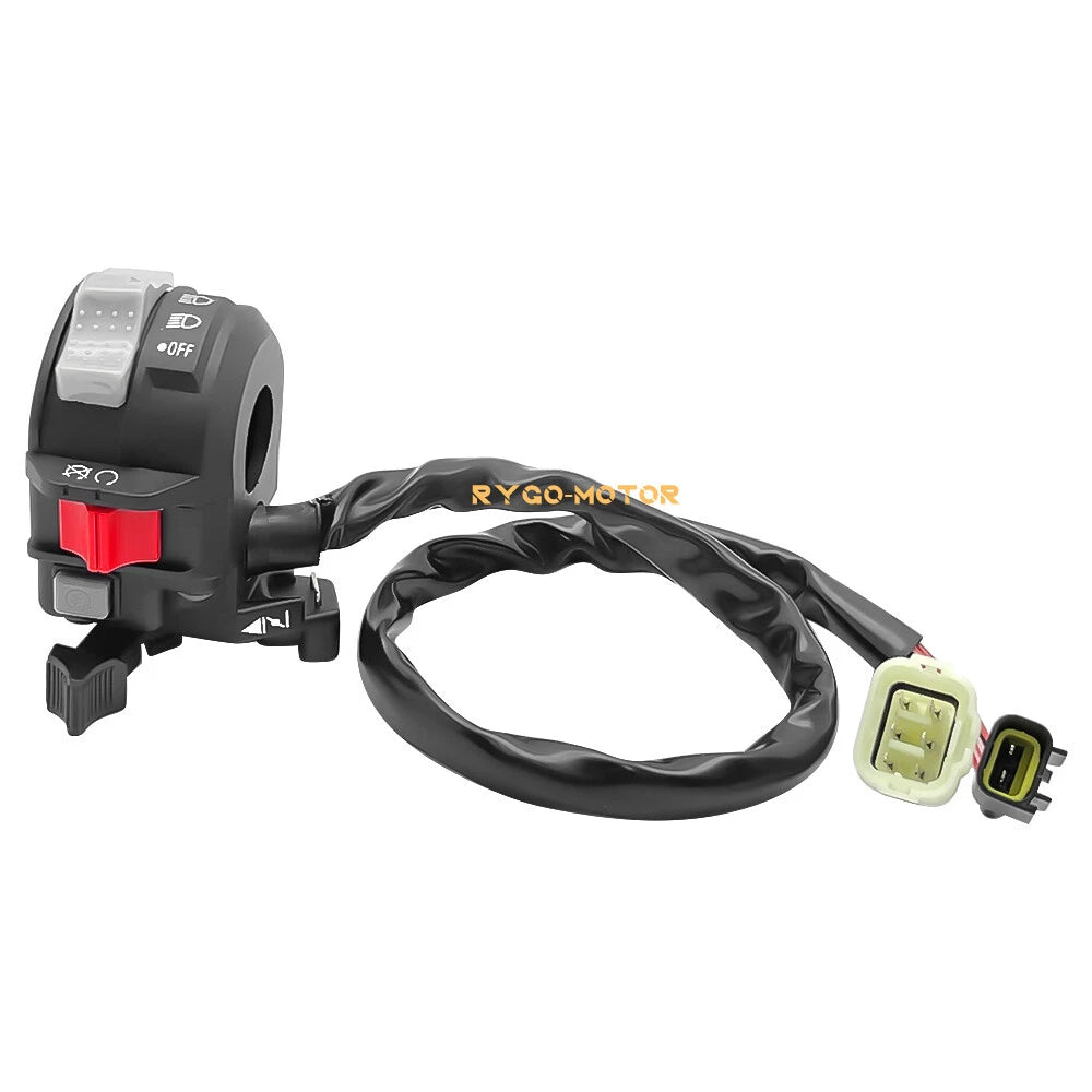 Left Handlebar Start Switch Headlight for Yamaha Raptor 350 660R (2004–2013)