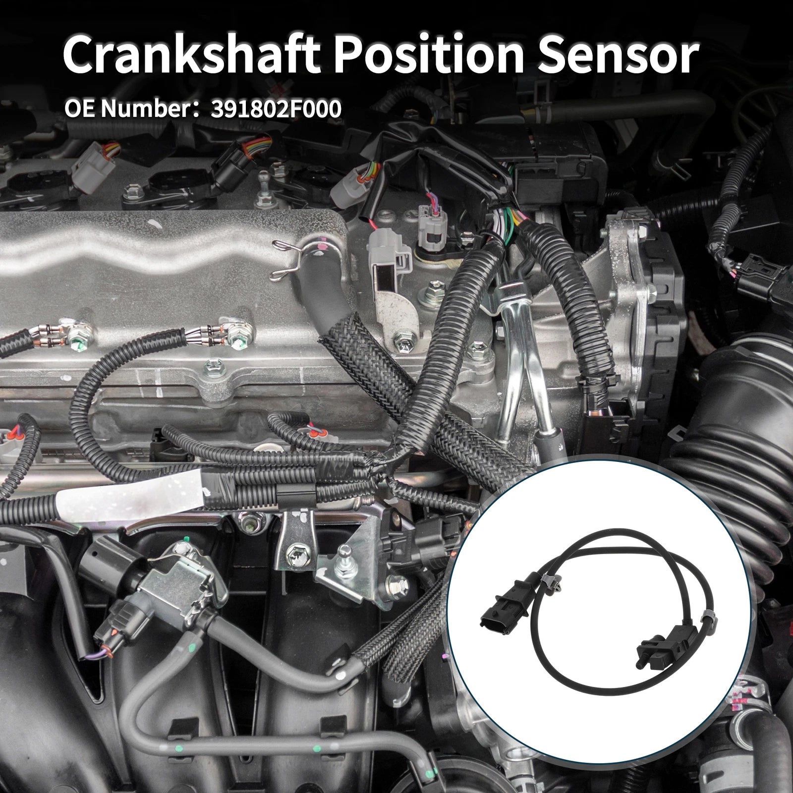 Crankshaft Position Sensor Replacement for Hyundai Santa Fe CM 2.0 CRDi (2009–2012)