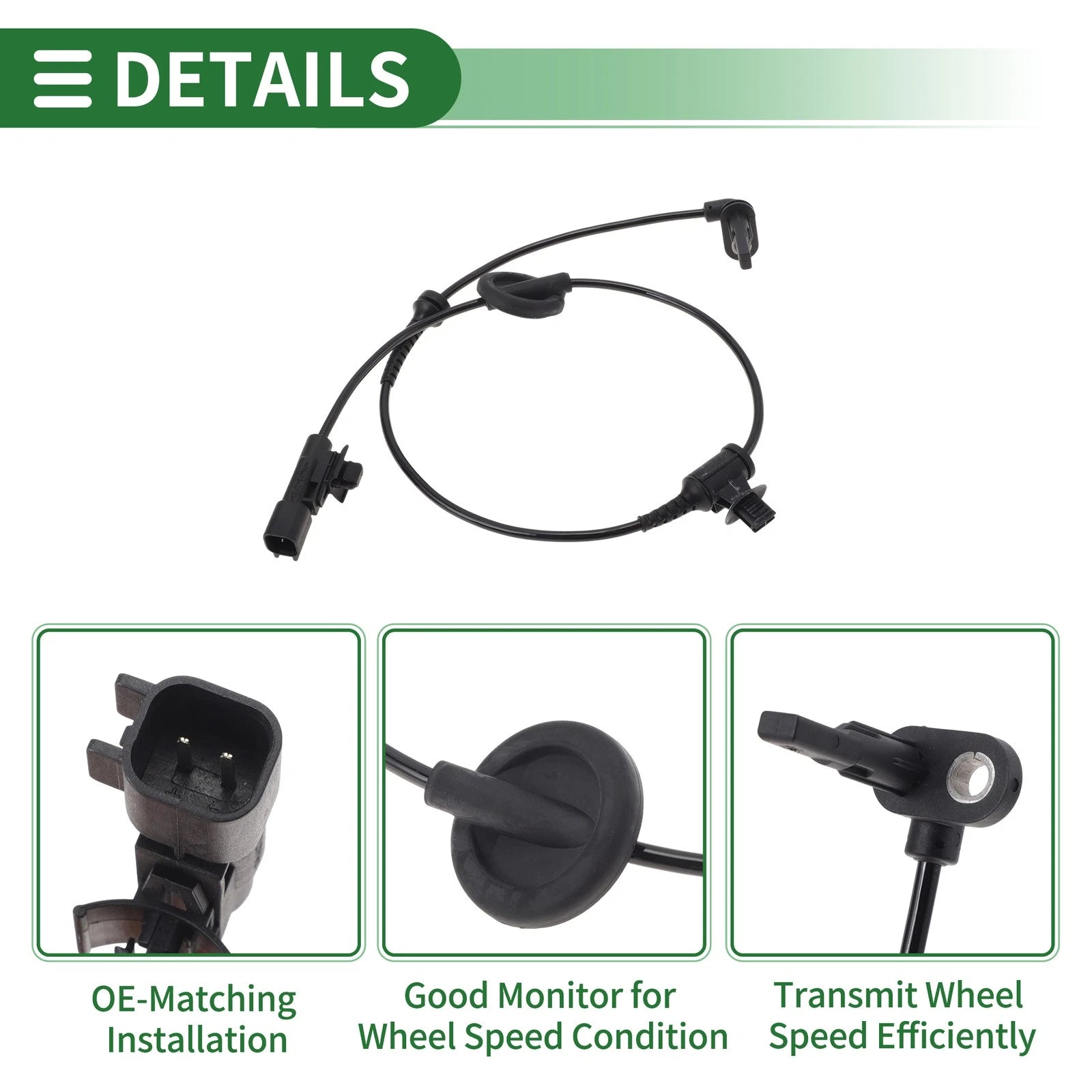 ABS Wheel Speed Sensor No.26236681 for Buick Cavalier (1995–2005) Front Right