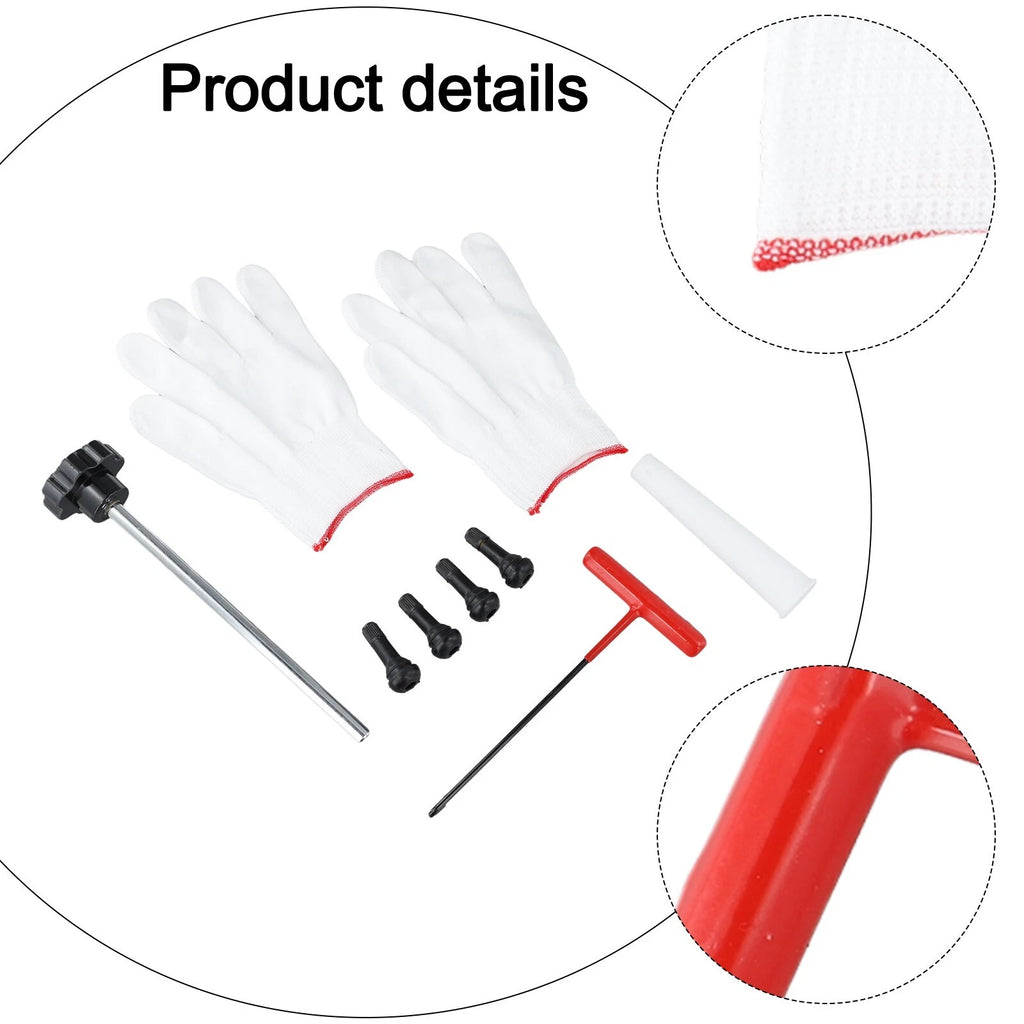 7 Piece Tire Valve Change Tool Set for Fast Maintenance