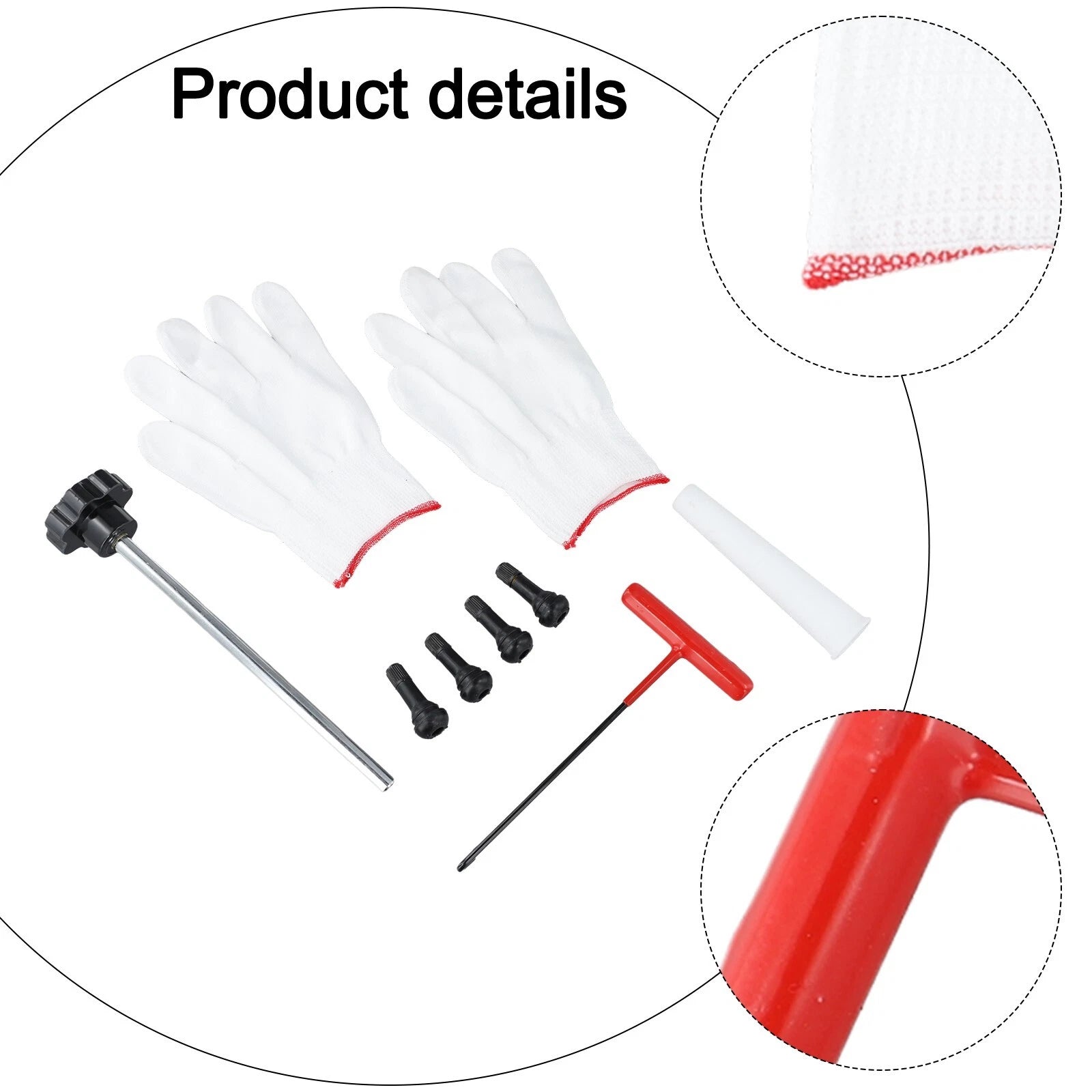 7 Piece Tire Valve Change Tool Set for Fast Maintenance