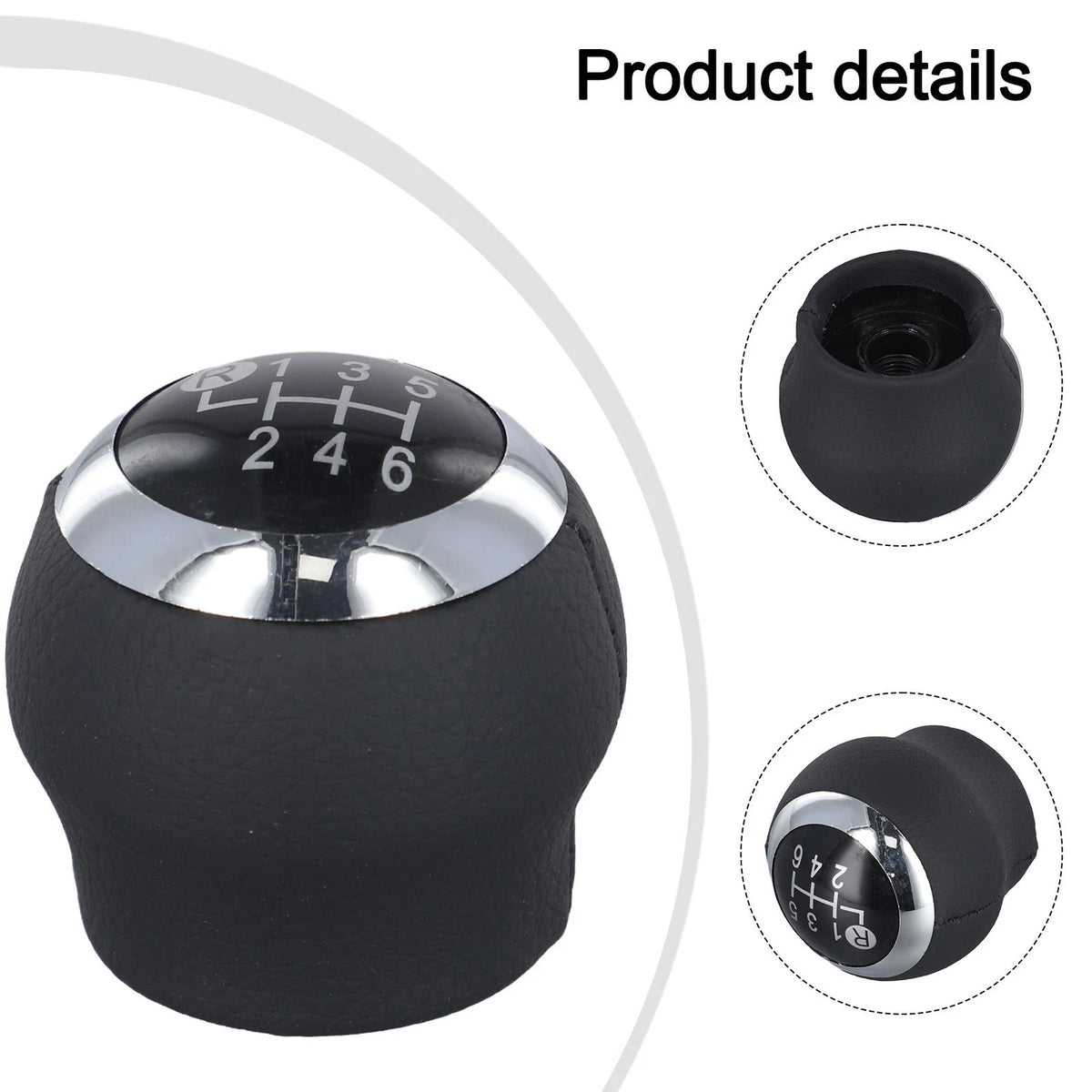 6 Speed Gear Shift Lever Knob for Toyota Verso Auris Yaris (2006–2018)