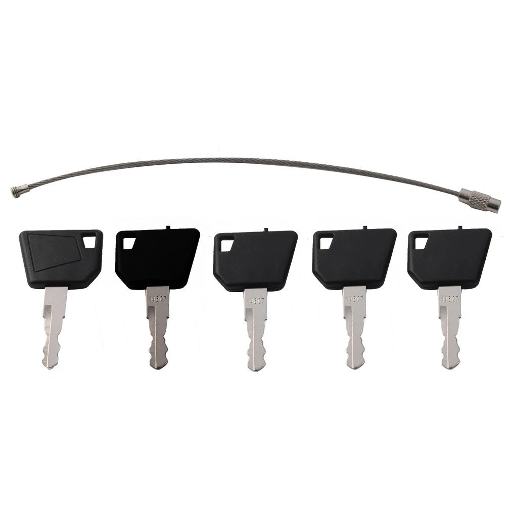 5PCS Ignition Keys for JCB Bobcat Caterpillar Dynapac Gehl Volvo