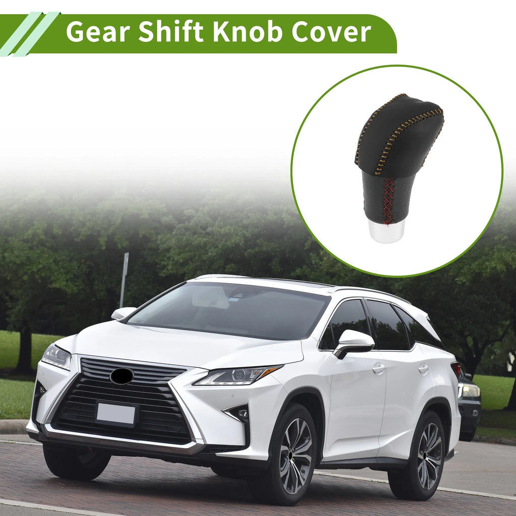 1pc Gear Shift Knob Cover Replacement for Lexus RX350 (2023–2024) Black Brown