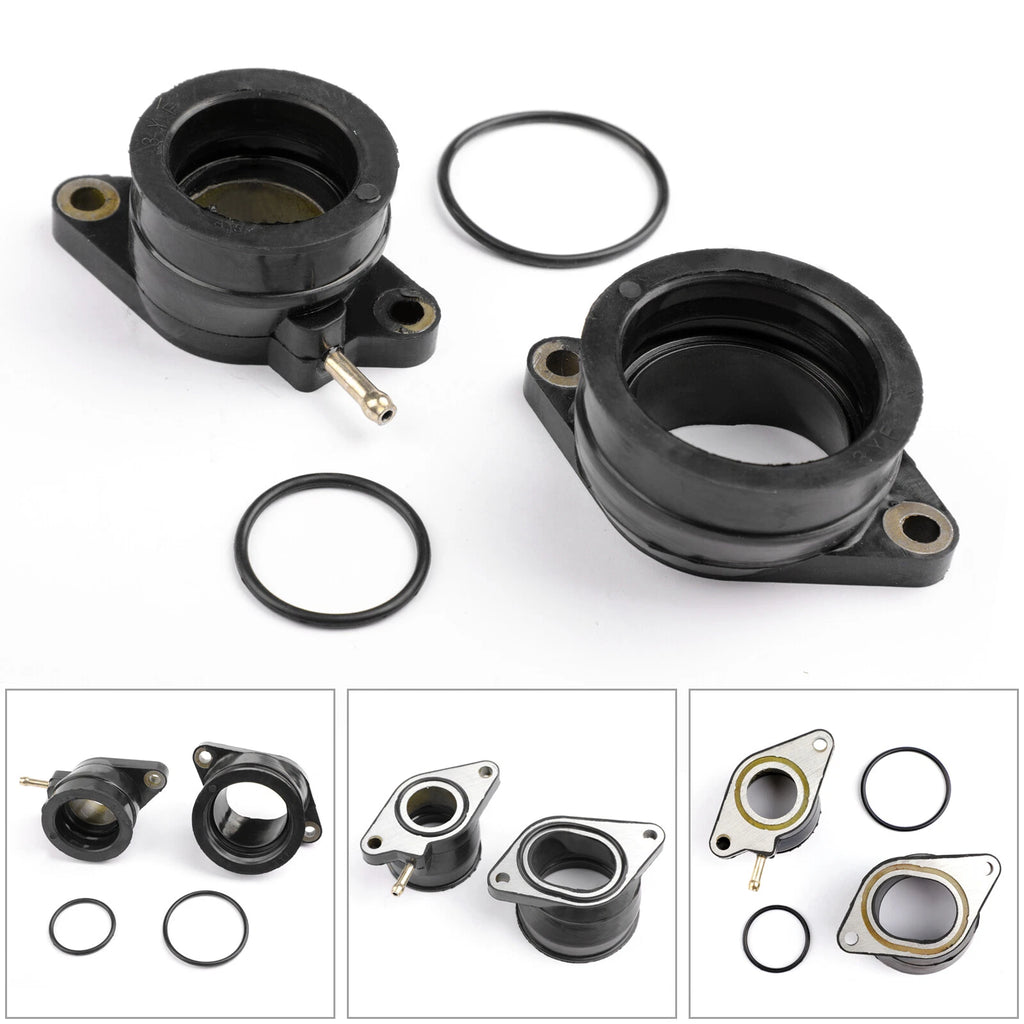 2X Carb Intake Manifold Boots for Yamaha SZR660 (1995–1998) XTZ660 Tenere (1991–1999) T9