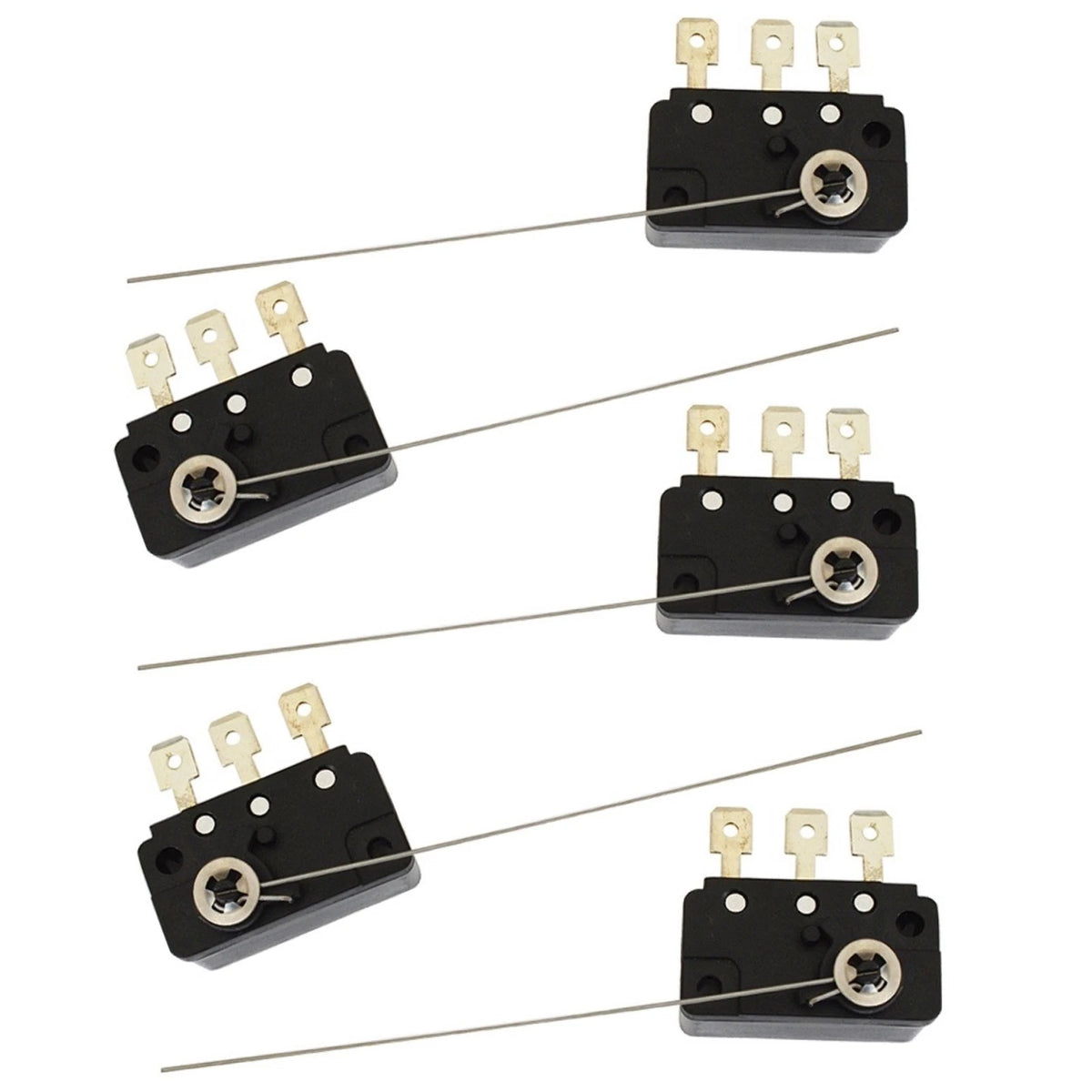 5-Pack Hinge Microswitch for Arcade Change-Coin Acceptor (Universal)