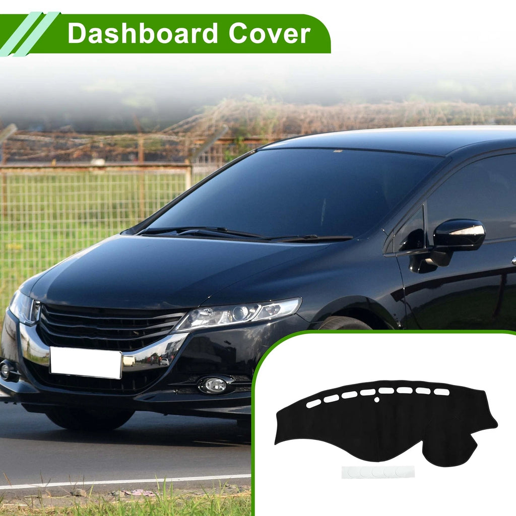 Dashboard Cover Mat for Honda Odyssey (2009–2014) Sun Protector Black