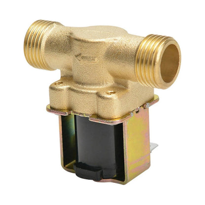 Brass Electric Solenoid Valve 1/2" DC12V for Water System (0-40°C)
