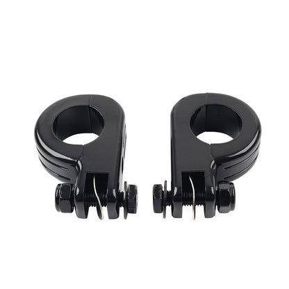 Foot Peg Mount Clamp Bracket for Harley (1 1/4" Highway Engine Crash Bar)