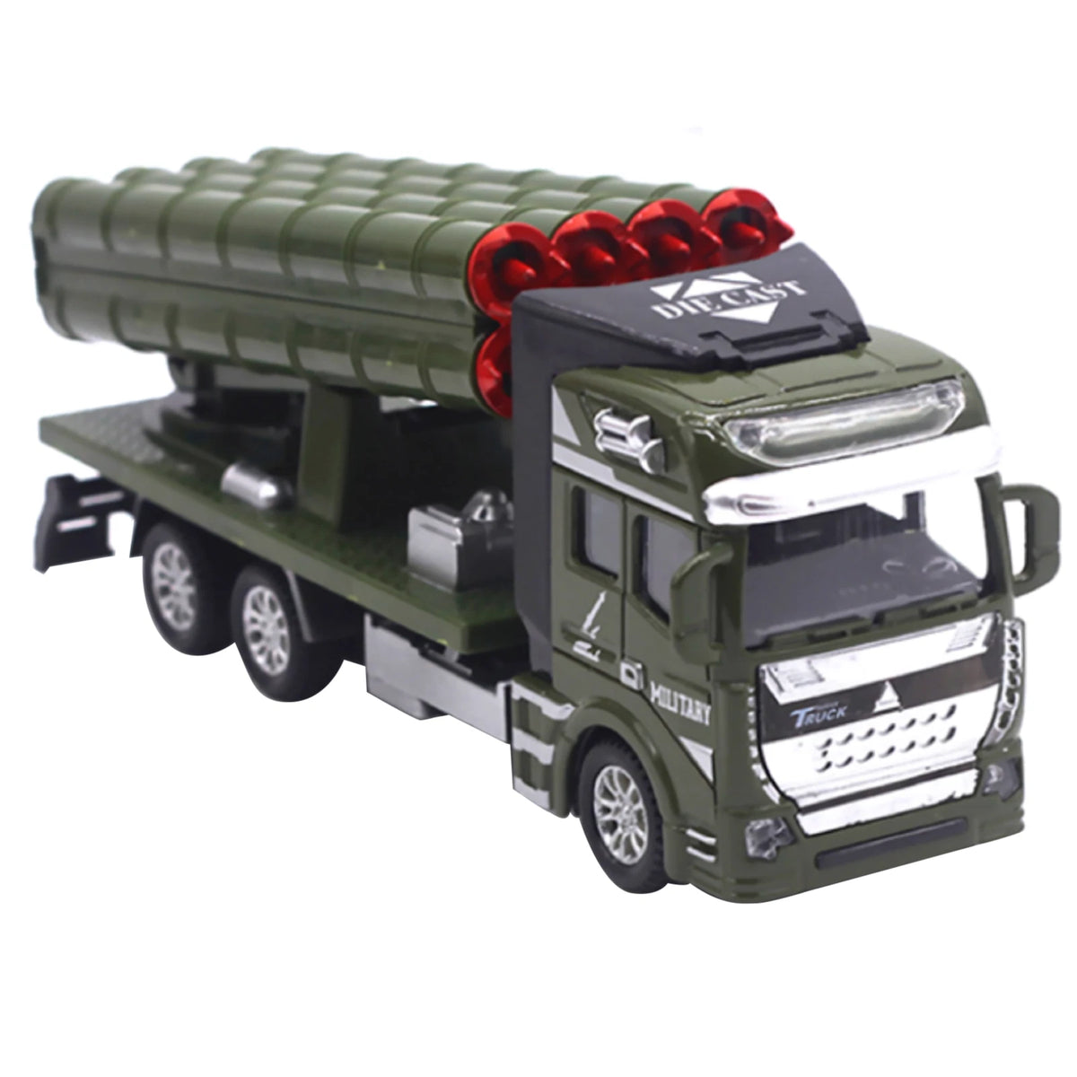 Military Missile Model Car Pull Back Diecast Vehicle