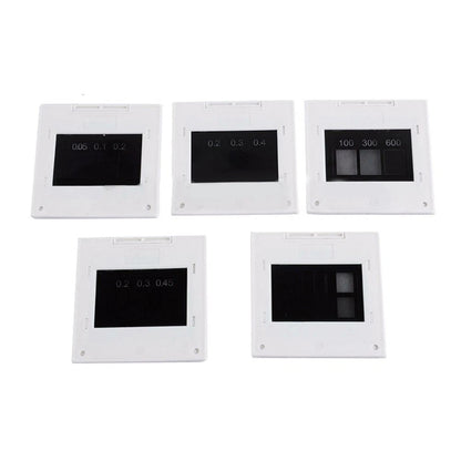 50x50mm Plastic Diffraction Grating Set with Single Double Triple Slits