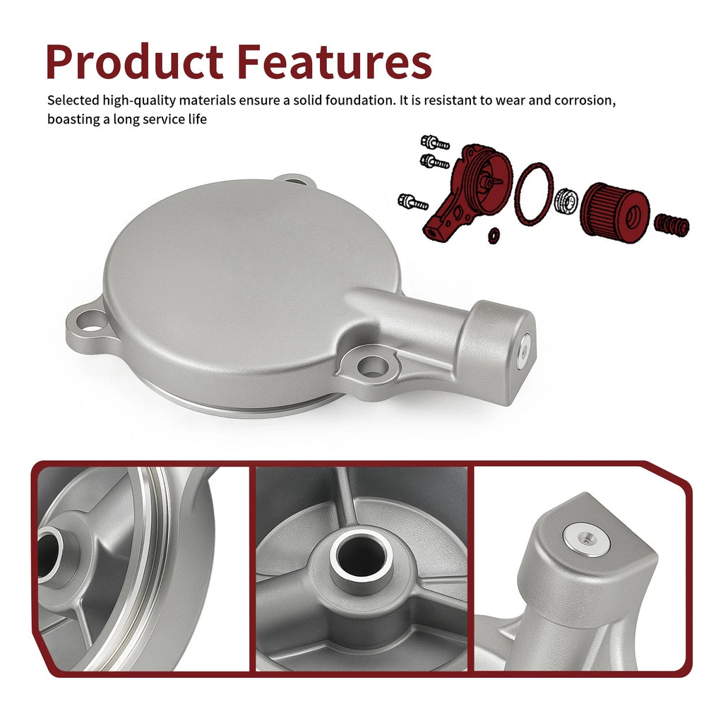 Oil Filter Cover w/ Spring O-Ring for Honda Rancher 350 TRX350FM (2000–2006)