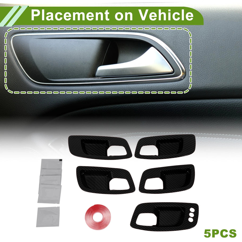 Interior Door Handle Bowl Cover Trim Replacement for Dodge Charger (2011–2021)