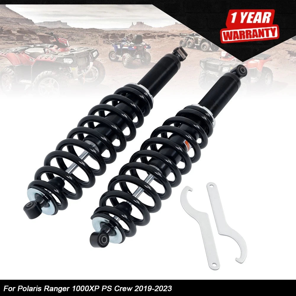 Rear Monotube Shocks for Polaris Ranger 1000/1000 Crew/BR 1000XP (2019–2023)