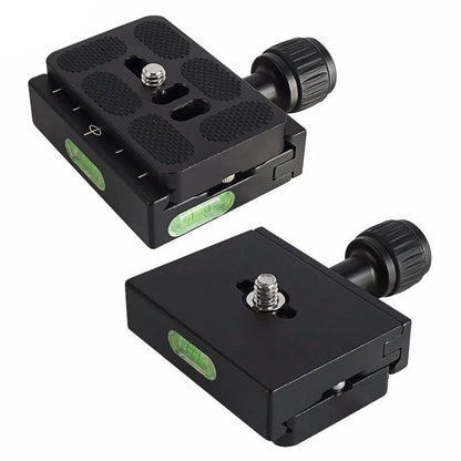 1/4" Screw Quick-release Plate & Clamp for Arca-Swiss Tripod Ball Head