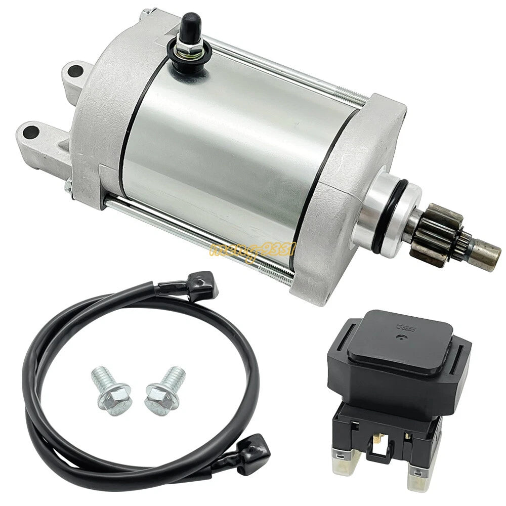 Starter Motor & Relay & Wire for Yamaha Raptor 660 YFM660R (2001–2005)
