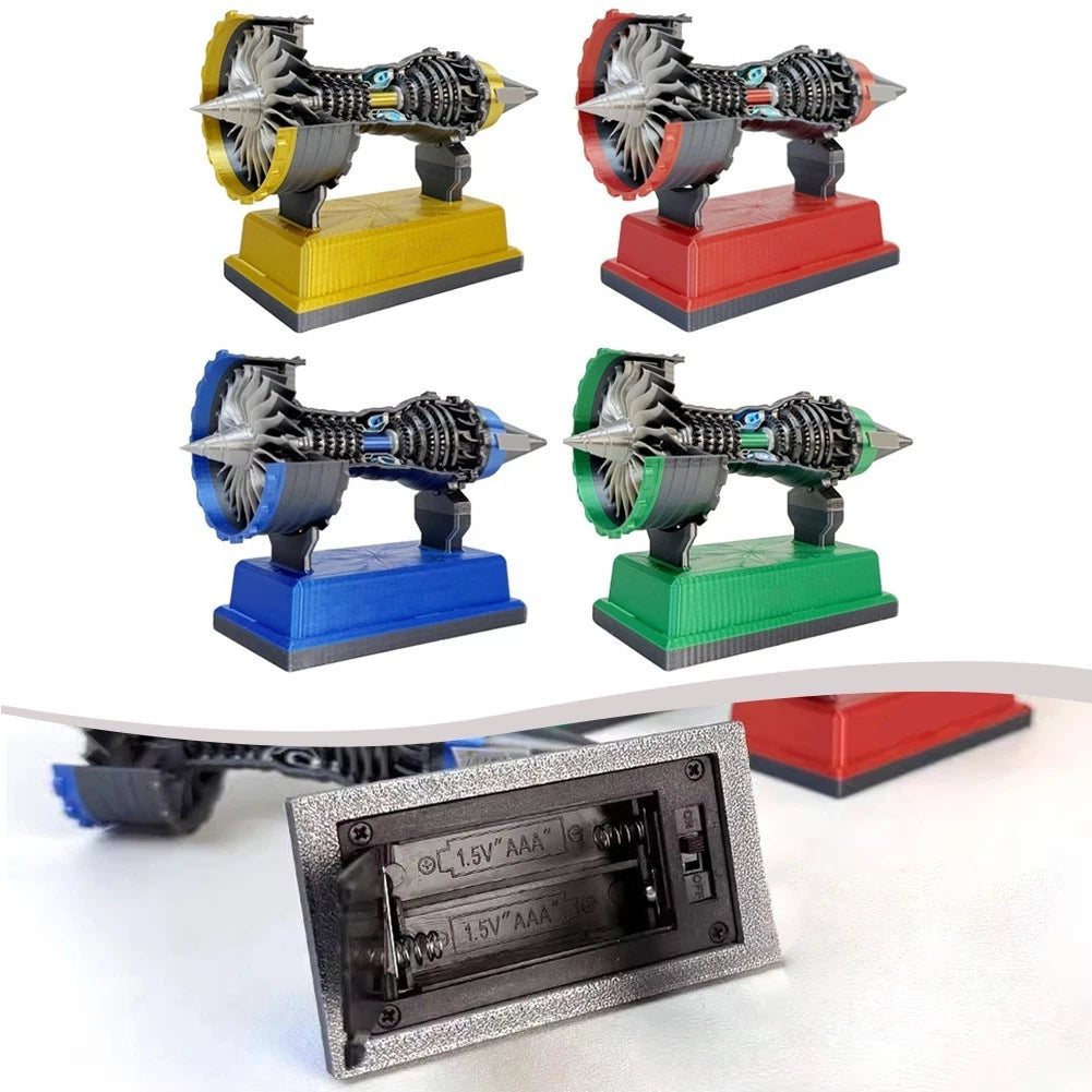 Portable TR900 Turbofan Engine Model with Easy Battery Replacement System