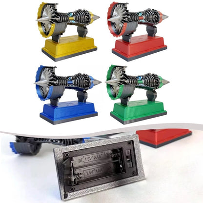 Portable TR900 Turbofan Engine Model with Easy Battery Replacement System