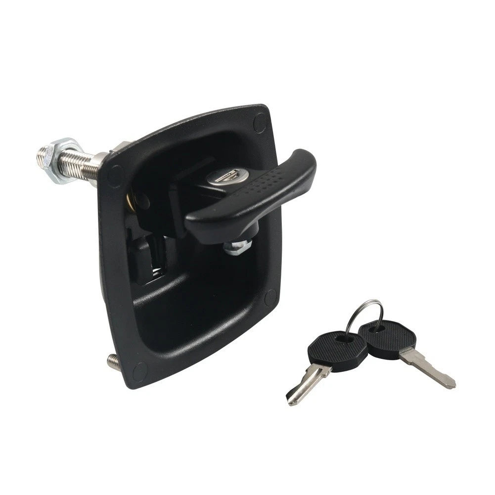 Foldable Lock for RV Trailer (2010–2023) - High Strength, Space Saving Design