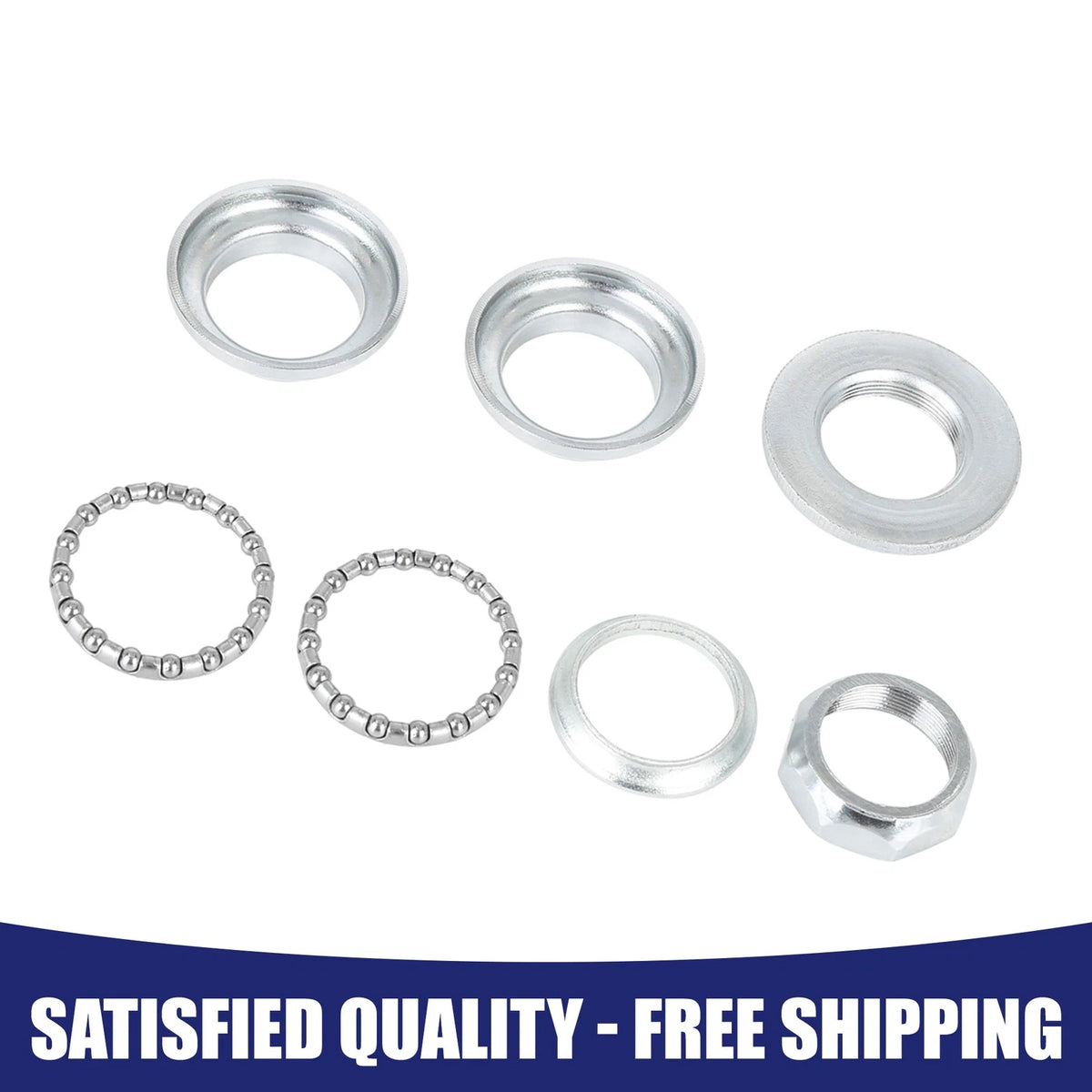 Bicycle Headset 7 in 1 Threaded Steel Universal for Mountain Bike (2010–2025)
