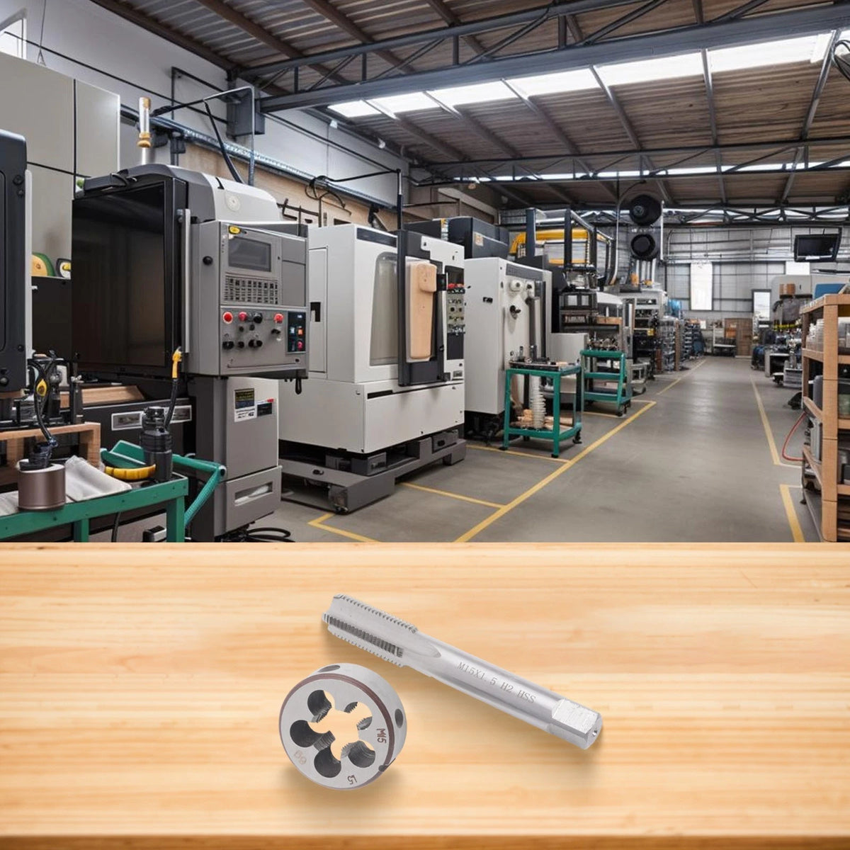 Right Hand Thread Tap Tool for Various Applications (HSS)