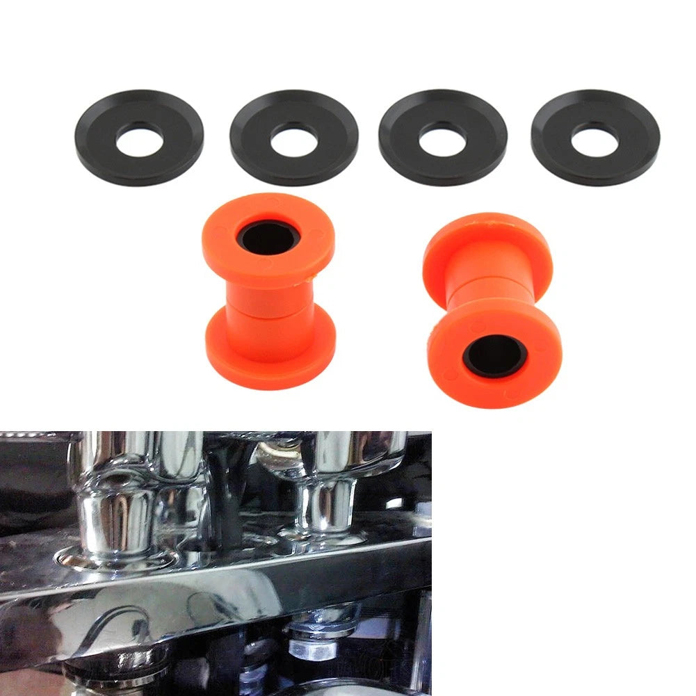 Polyurethane Handlebar Bar Riser Bushings for Harley Road King Electra Glide (1983–Present)