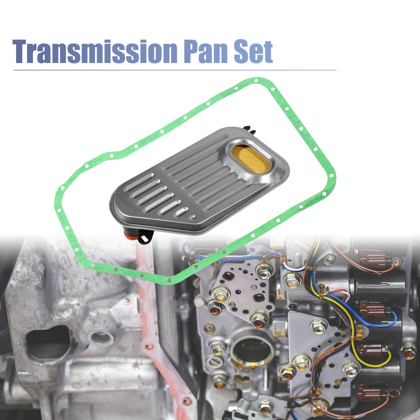Transmission Filter Oil Pan Gasket Kit Replacement for Audi A4 A6 (2002–2019)