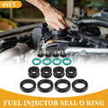 Fuel Injector Seal O Ring Replacement for Honda 1992–1995 NBR Rubber 4 Sets