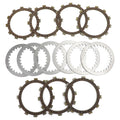 6x Steel Separator + 7x Clutch Friction Plate for Yamaha XS250 XS400D XS400E (1970–1980)