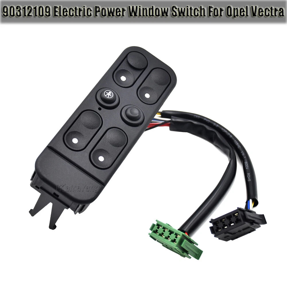 Front Master Power Window Switch Button for Opel Vectra (1988–1995) 90312109